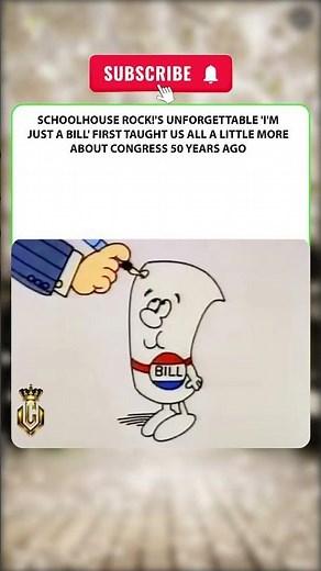 'I'M JUST A BILL' TURNS 50: HOW SCHOOLHOUSE ROCK! TAUGHT A GENERATION ABOUT CONGRESS #shorts