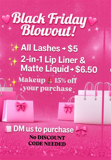 Black Friday has officially started and you don’t want to miss out!!!! ✨Will be posting daily updates on what we have left make sure you follow us on instagram ✨ … #_serenity_lashes #blackfriday #blackfridaydeals #fyp #paratiiiiiiiiiiiiiiiiiiiiiiiiiiiiiii