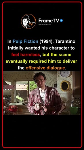 Quentin Tarantino's Controversial Pulp Fiction Scene 🎬 #movie