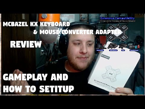 Mcbazel KX Keyboard & Mouse Converter Adapter for N-Switch/Xbox One/PS4/PS3 Review & gameplay