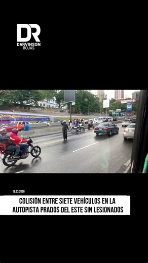 Siete vehículos involucrados en colisión en la autopista Prados del Este