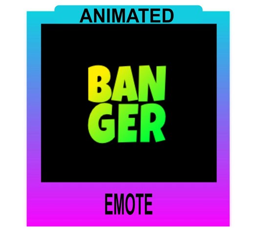 BANGER Animated Emote | 3 Sizes | Twitch, Kick, Youtube, Discord | (digital Download) - Etsy