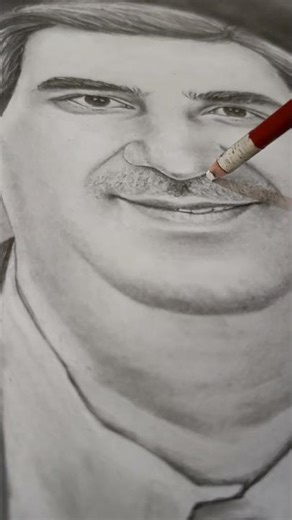 Graphite portrait drawing /charcoal #shorts