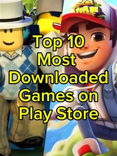 TOP 10 Most Downloaded Game on Play Store #android #androidgames #gamer #games #top10