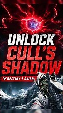 How To Unlock Culls Shadow Exotic Mission In Destiny 2! #shorts #destiny2