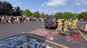 Video scenes from Batavia High School's Prom Promise Mock DWI Crash Scene Demonstration on Tuesday morning. Video by: Mark Gutman/Daily News | Batavia Daily News