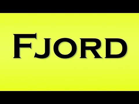 Pronunciation of Fjord