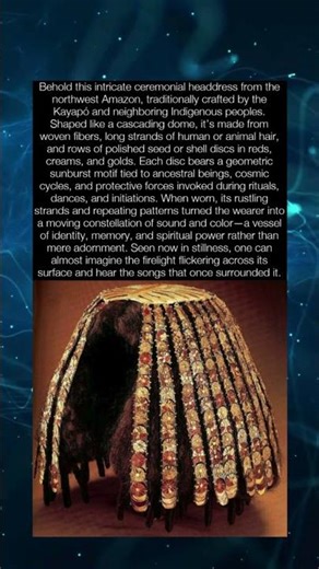 Kayapó Ritual Headdress: A Cascading Amazonian Constellation! #shorts