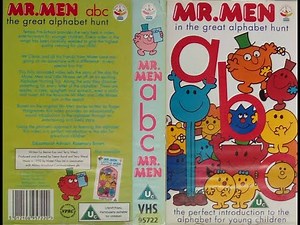 Mr. Men: The Great Alphabet Hunt (1992 UK VHS)