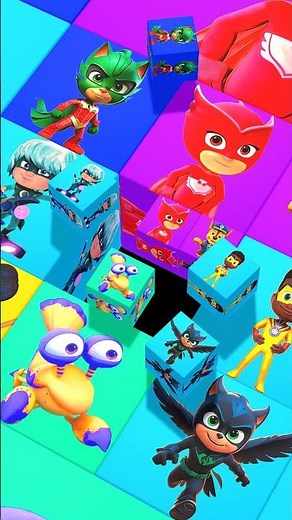 Pj Masks Luna Girl vs Owlette vs Percival