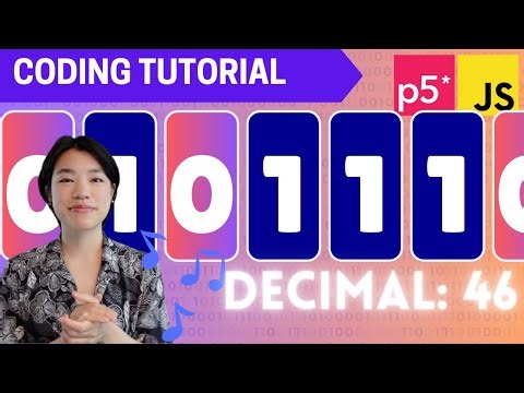p5.js Coding Tutorial | Binary Piano 🎵