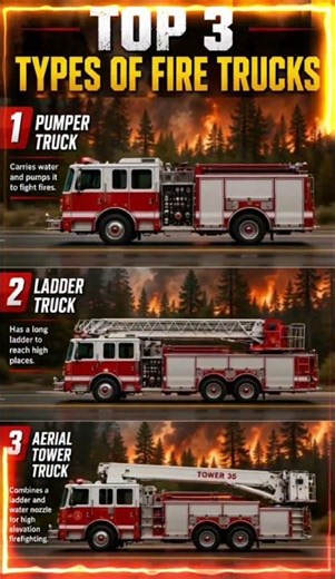Types of Firetruck 🚒🚒🚒 | Kinds of Fire Truck 🚒🚒🚒 | Different Types of Fire Engine 🔥🔥🔥🔥