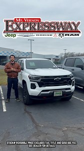No better way to prep for snow than a 4WD truck ❄️🛻 This 2024 Chevy Colorado Crew Cab 4x4 Z71 has heated seats, remote start, adaptive cruise, and more — sale priced at $39,875! Come see Nich Browning at Expressway Jeep in Mount Vernon, IN for details. #chevy #chevytrucks #chevycolorado #4WDTruck #4x4 #expresswayjeep | Expressway Jeep Chrysler Dodge Ram