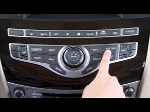 2014 Infiniti QX60 - Control Panel and Touch Screen Overview