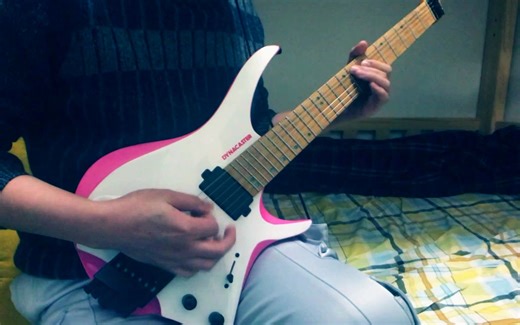 【切菜Riff】尝新初学者神器 10s旗下Dynacaster Ghost无头扇品电吉他Metal Riff