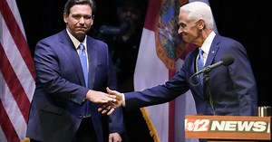 Gov. Ron DeSantis, Charlie Crist trade verbal barbs in gubernatorial debate
