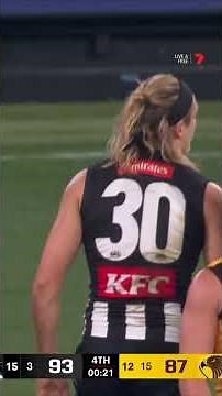 AFTER-THE-SIREN DRAW 🤯 #afl #footy #hawthorn #collingwood