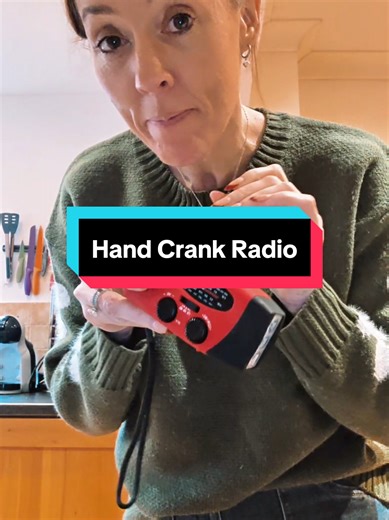 Solar powered or hand cranked radio, torch, charger. Great for camping, hiking, fishing and of course any emergency situation... #camping #hiking #emergency #tiktokmademebuyit #boxingdaysteals