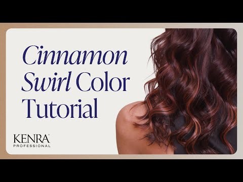 Cinnamon Swirl Hair Color | Dimensional Color Placement Technique | Kenra Color