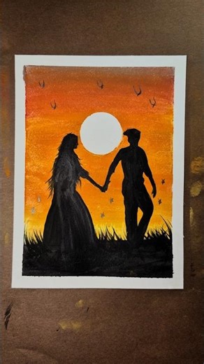 Cute Couple Drawing 😍 #art #drawingideas #drawing #couple #tutorial #shorts