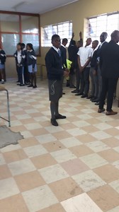 Today LSP and Langa SAPS along with other Langa NHWs. We went to Isilimela high School to enforce discipline and behavior of the learners 🙏🕯️🙏Searching school bags and giving talks around classrooms 🙏🙏Let us all stand up Bazali and clean Langa wethu💯💯 | LSP - Langa Safety Patrol