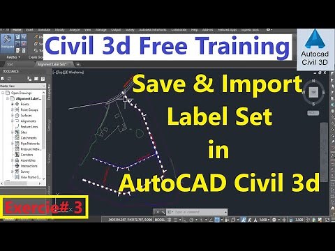 How To Save And Import Label Set In AutoCAD Civil 3D | Civil 3D Advance Training