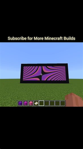 Pink Illusion Map Art in Minecraft 🏗️ | Easy Build #Shorts #Minecraft #MinecraftBuild