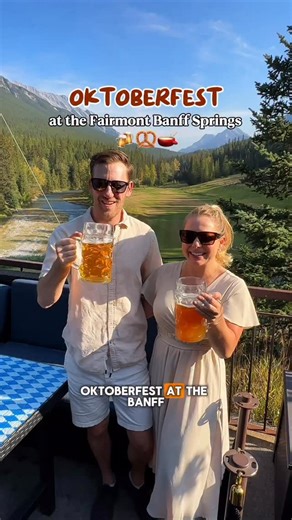 Tasha + Cam | TheBanffBlog on Instagram: "Oktoberfest at the @fairmontbanff was one for the books! From steins and schnitzel to alpine tunes echoing through the mountains, it was a Bavarian bash in the heart of the Rockies. Already counting down the days until the party next year🍺🏔️ But even without the live band and party, the @waldhaus_restaurant NEVER disappoints #OktoberfestBanff #BavarianInTheMountains #BanffSprings"