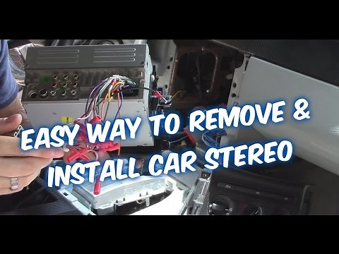 HOW TO INSTALL A CAR STEREO & CONNECT CAR RADIO WIRING TO AMP SUB