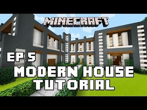 Minecraft Tutorial: How To Build A Modern House Ep.5 (Building The Floor Plan)