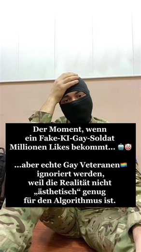 Wir leben in einer Simulation. Echte Menschen haben keine Filter. 💔🇺🇦 #veteran #lgbt #berlin