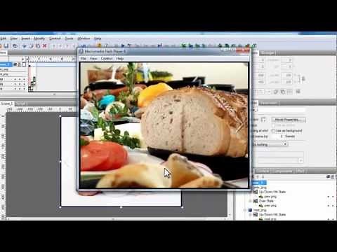 Swish Max Tutorial: Button/ keyboard Controlled Picture Gallery