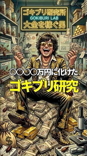 The story of how cockroach research turned into millions of yen
