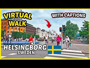 Helsingborg, Sweden 🇸🇪 4K Walking Tour | City Center, Harbor & Historic Landmarks