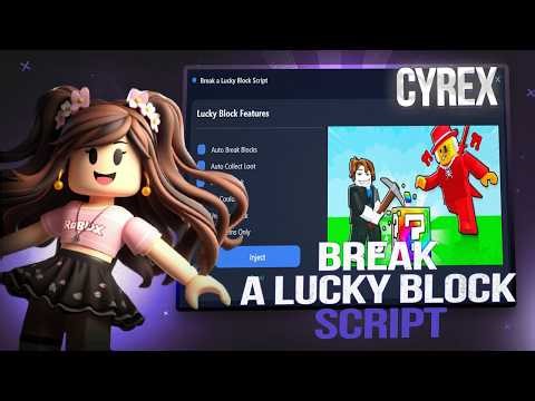 BREAK A LUCKY BLOCK SCRIPT *NO KEY* - BEST AUTO FARM LUCKY, FREEZE SAMMY, AUTO GOD & MORE!