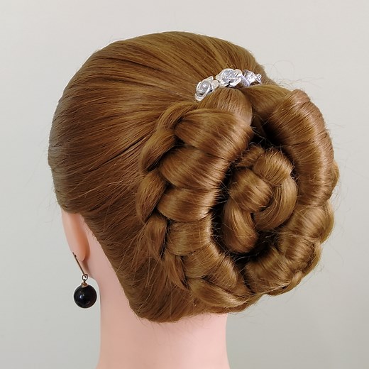 Learn to Make Stylish & Cute Braided Bun Hairstyle in Simple Steps | DIY Hacks