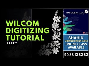 wilcom digitizing tutorial part 2