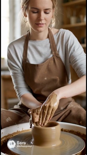 Precise Clay Molding - Perfectly Forming a Bowl #relaxing