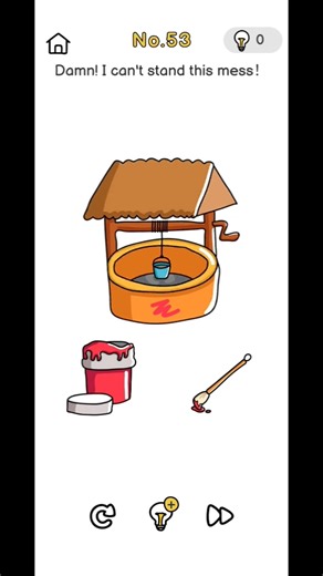 brain out level 52 & 53, find the panda & damn! I can't stand this mess #brainout