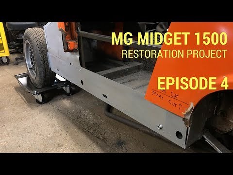 MG Midget 1500 Restoration - Rear Bulkhead and Inner Sill