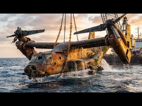Salvaging and Restoring the Bell Boeing V-22 Osprey Aircraft That Crashed off the Coast of Japan