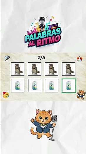Palabras al Ritmo 🎶 | Nivel Fácil 🟢👏
