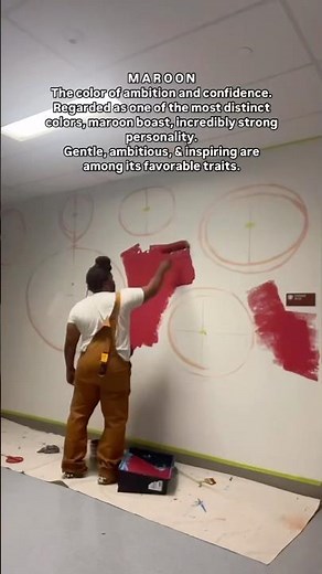 The Meaning Behind Maroon: Symbolism of the Color in My Latest Mural 🦁