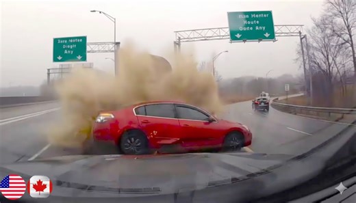 Disaster on the road after a split-second mistake