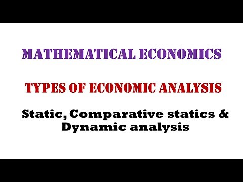 Types of Economic Analysis
