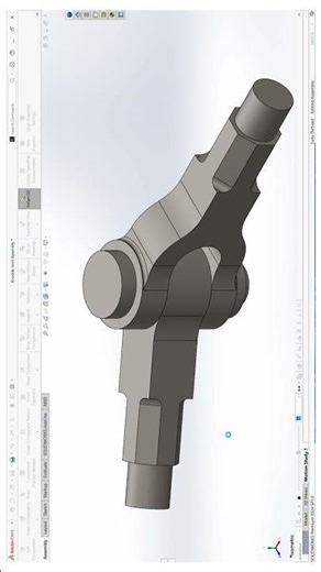 SolidWorks Assembly Motion Study Tutorial | Knuckle Joint