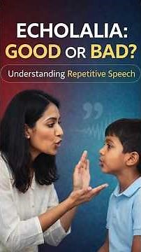 Echolalia: Good or Bad? | Autism & Speech Explained | Dr Madhuri Tetgure