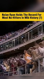 74K views · 2.2K reactions | Nolan Ryan holds the record for most no-hitters in MLB history (7) (via MLB) #nolanryan #texas #baseball #MLB | MLB Throwbacks | Facebook