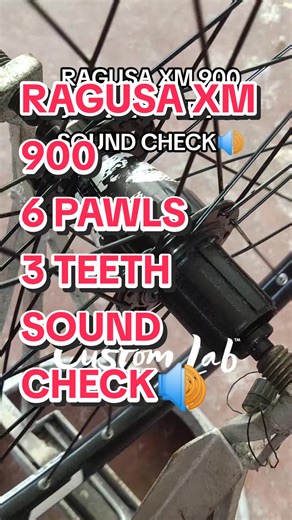 Ragusa XM 900 Sound Check with 6 Pawls and 3 Teeth