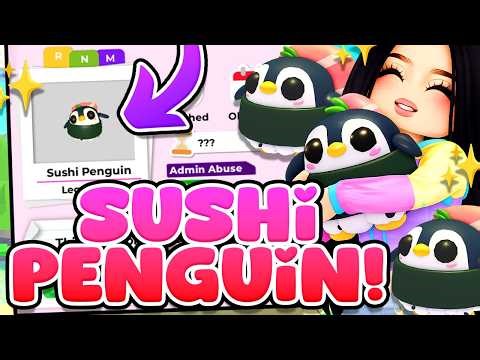 How to get the NEW SUSHI PENGUIN 🍣🐧in Adopt Me! (roblox)